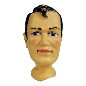 Vintage 1965‎ Ideal SUPERMAN Hand Puppet Vinyl Head Only